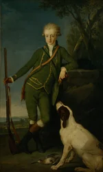 子供の頃のニキータ・ペトロヴィッチ・パニン伯爵の肖像 1770-1837,