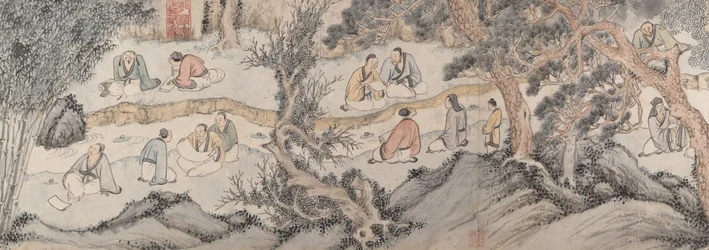 オーキッド パビリオンでの集まり、1560 年に遡ります。
