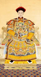 光緒帝（1871～1908）（絹本・彩墨）