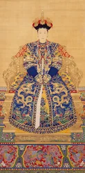 小公女（1660-1723）（絹本・彩墨）
