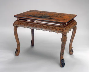表、康西時代（1662-1722）（漆木材と麻布）（272134も参照）