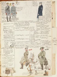 イタリア王国の軍服、カラー図版：クイント・チェンニ作
