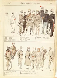 イタリア王国のリビア軍事占領軍のユニフォーム