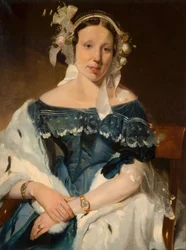 女性の肖像、1830年。