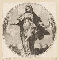 雲の中のマリア Sancta Maria Mater Dei (オブジェクトのタイトル)