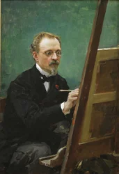 Federico de Madrazo (1815-1894) の肖像 - Peinture of Raimundo de Madrazo y Garreta (1841-1920)