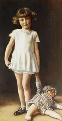 人形を持つ少女