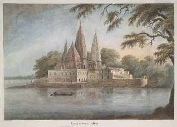 Rajghat Sangam の寺院群