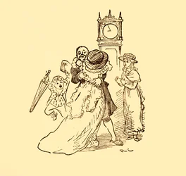 ジョンギルピンは妻と子供たちと再会しました、1878年、1918年。