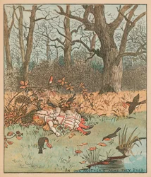 森の中の女の子、c1878。