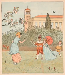 メイドとジェニーレン、1880年。
