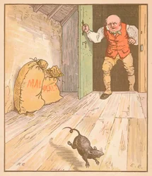 ラットは麦芽を食べた...、c1878。