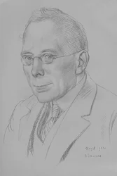 「キャンベル・ドジソン、版画と素描の番人、大英博物館、1912～32年」、1932年