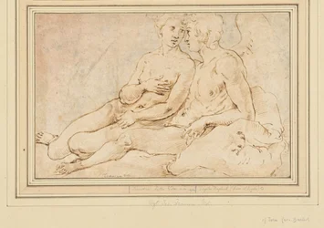 キューピッドとプシュケ、1540 年頃。