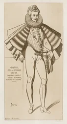 1580〜89年、フランス国王ヘンリー3世