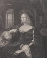 Doña Isabel de Requesens と Enríques de Cardona-Anglesola の肖像、以前は ...、1821 年と特定されていました