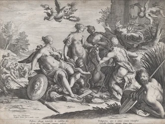 パリスの判決、1589 年。