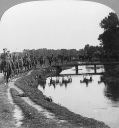 アレンビース騎兵隊の連隊、ベルギー、イープル、第一次世界大戦、c1914-c1917。