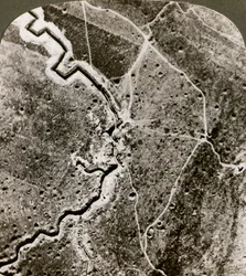 ドイツ軍の航空写真、第一次世界大戦、1914-1918。
