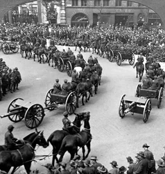 第一次世界大戦終結の記念、ロンドン、1919年。