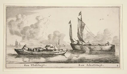 2 つのボート (A Vlotschuyt、A Schietschuyt)