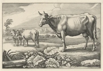 牛のいる牧草地 Diversa Animalia Quadrupedia (シリーズタイトル)
