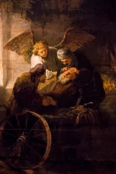 トビアス、盲目の父を癒す