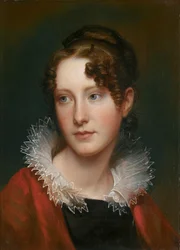 ロザルバ・ピールの肖像、1820年頃