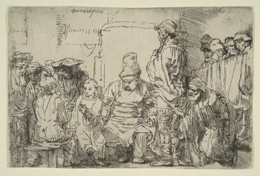 キリストは医師との論争に着席しました、1654年。