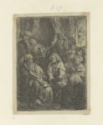 ヨセフは自分の夢を語る Requeil de quatre-vingt-cinq estampes originales (シリーズタイトル)