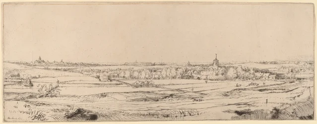 ハールレムを望む風景 (金秤の畑)