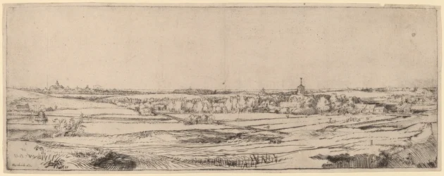 ハールレムを望む風景 (金秤の畑)