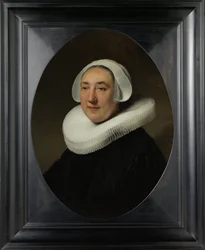 Haesje Jacobsdr van Cleyburgの肖像、1634年