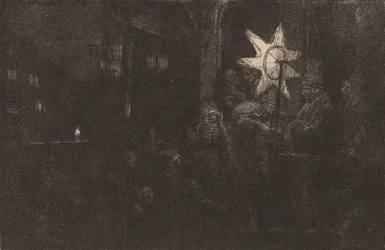 王の星：夜の作品、c。 1651年。