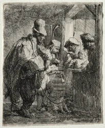 散歩ミュージシャン、c。 1635年。