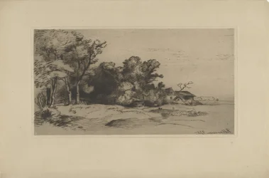 農場のある風景