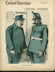 Le Canard Sauvage』誌21号の表紙に描かれたヘルマン・ポール（1864-1940）のイラスト