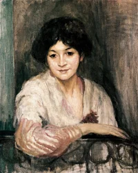 図。Ricard Canals i Llambi（1876-1931）の絵画、油彩・キャンバス、印象派