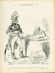 リカルド・フローレス（1878-1918）のイラスト（Le Lire, 29/11/13） - 第三共和国で - Iere Republique - General Generaux, Baptiste Faurie (1853-1938)