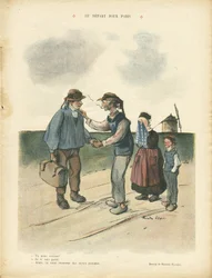 Le Rire』に掲載されたリカルド・フローレス（1878-1918）のイラスト