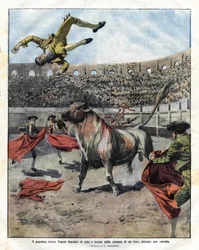 1910年9月7日、ムルシアでトレロのホセ・クラロ・ペペテが死去。9月18日付『ドメニカ・デル・コリエーレ』紙に掲載されたサルバドリのイラスト。