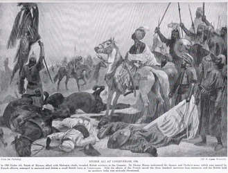 1780年のコンジェベラムでのハイダーアリ、ハチソンの歴史