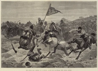 アフガン戦争、第1パンジャウ騎兵隊および第15騎兵とアフガン騎兵隊の対立