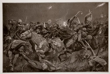 1900年11月7日、Lydenberg近くの第19 Hussarsの夜間料金