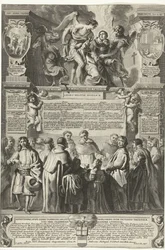 1649年、トーマス・アクィナスの民兵アンジェリカの設置 Angelic Militiaの起源、神聖なThomas Aquinas。 彼の純潔の天のベルトの下で、制定された（オブジェクトのタイトル）