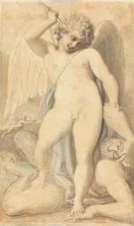 Cupid Overpowering a Satyr   1443951   ja       japanese Successfully Translated  Original: Florence, Piazza della Signoria (Signoria Square), by Giuseppe Cannella (1788-1847) Translat: Florence, Piazza della Signoria (Signoria Square), by Giuseppe Cannell