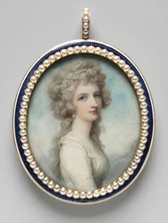 メアリーフランシスの肖像Fanny Swinburne、c。 1786年。