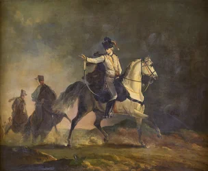 チャージャーに乗ったアンクラム伯爵」1773年頃（油彩・キャンバス