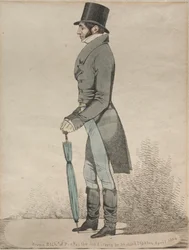 王立証券取引所の眺め、1824年。