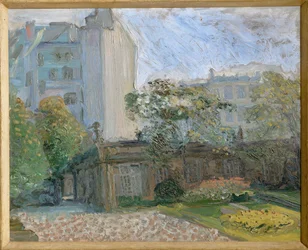 ウィーン、リヒテンシュタイン宮殿の庭園（キャンバスに描かれた絵画）